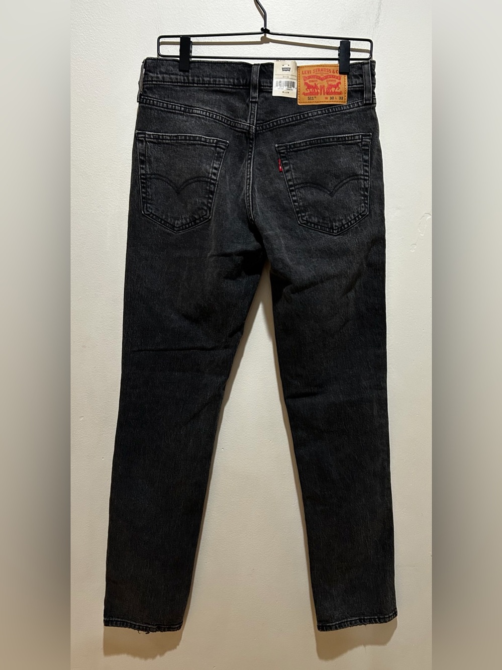 NWT Levi Strauss 511 Slim Stretch Black Jeans - Men’s Size 30 x 32 - Picture 2 of 11